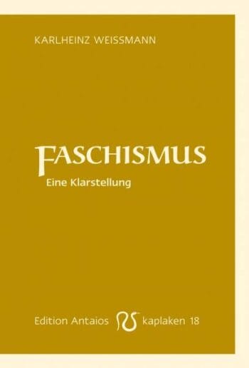 Faschismus. Eine Klarstellung